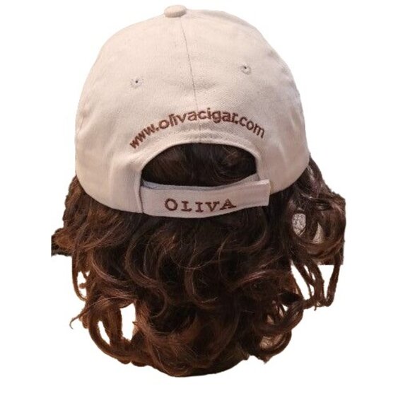 Oliva Cigar Hat Men Adjustable Strap Limited Edition Tan Brown Casual Dad Lounge - Picture 3 of 7